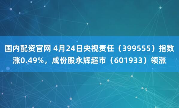 国内配资官网 4月24日央视责任（399555）指数涨0.49%，成份股永辉超市（601933）领涨