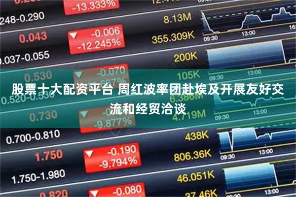 股票十大配资平台 周红波率团赴埃及开展友好交流和经贸洽谈